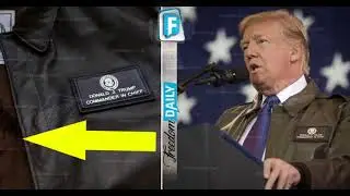 Trump Shocked At Secret Message Written Inside His Flight Jacket He Got As A Gift In Japan
