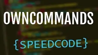 OwnCommands | SO entstand das Plugin! | SpeedCode | PXAV