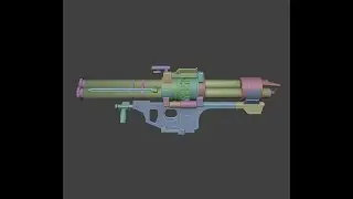 Halo Reach rocket launcher 3d model