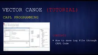 CAPL Programming on Automatic Logfile Saving