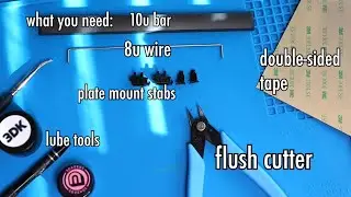 How to add a 10u spacebar to any pcb