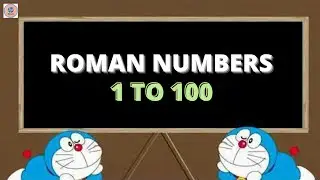 Roman numbers | Roman numbers 1 to 100 | Roman numerals 1-100 | रोमन गिनती 1 से 100 तक | HP Gyan
