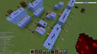 Minecraft. Простой восьмибитный калькулятор №1.