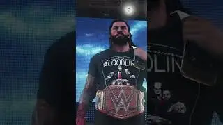NEW BLOODLINE🩸DOUBLE TITLE ENTRANCE ROMAN REIGNS WWE2K19 MODS