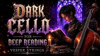 Dark Cello for Deep Reading [No Ads] | Gothic Neoclassical | Vesper Strings