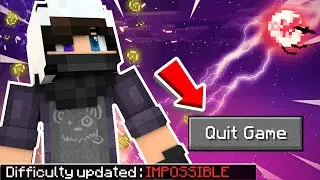 This MINECRAFT difficulty is IMPOSSIBLE!