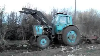 Вспашка огорода 2015!