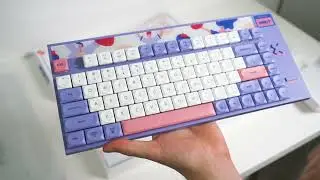 Mikit CL80 Lavanderry Purple Mechanical Keyboard Unboxing & Typing