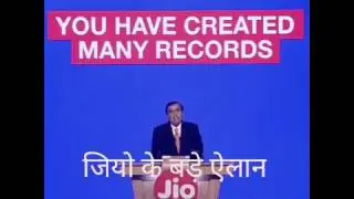 Mukesh ambani Talking About Reliance jio plan