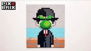 The Son of Man (R. Magritte) PIXEL ART - Pix Brix Instructions