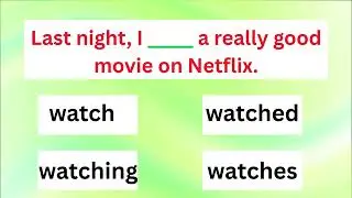 ENGLISH GRAMMAR EXERCISE- VERBS 💡 | FILL IN THE BLANKS WITH  VERB |  TENSE EXERCISES| set 2