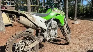 Kawasaki KLX-300r Ride with 52 hours: #dirtbike #sessions #virginia #kawasaki #klx300r
