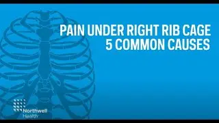 Common causes of pain under the right rib cage