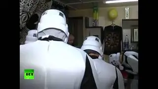 Darth Vader Leads Ukraine Drug Raid