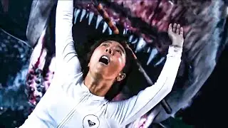 【高光合集】海面下暗藏残暴巨鲨！帅哥美女被困海面命悬一线！【巨鲨之夺命鲨滩 Huge Shark】| 剧情 / 冒险 | 经典大本营