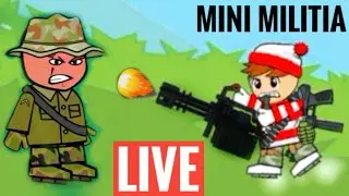 DA2 MINI MILITIA LIVE CUSTOM GAME PLAY 🔴