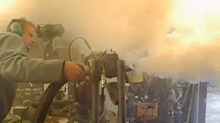 Home made jet engine blows up