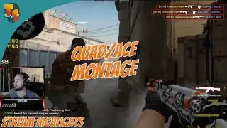 CS:GO QUAD/ACE Montage - Stream Highlights