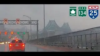 [2023/11] Montreal, Quebec - Jacques-Cartier Bridge & A-25 Bridge-Tunnel Louis-Hippolyte Lafontaine