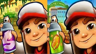 Subway Surfers 2023 VS 2024 Chinese Version VS Sydney Di Tie Cheng VS Red Panda New Update Gameplay