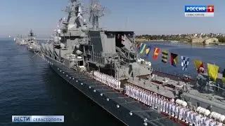 Парад кораблей в Севастополе праздник ВМФ 2019