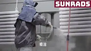 Complete column radiators production workflow