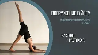 Погружение в йогу - практика «Наклоны + растяжка»
