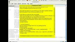 Transparent Squid Proxy Server - Turn your Linux OS into Router on LAN