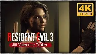 RESIDENT EVIL 3 REMAKE: Jill Valentine Trailer en 4K