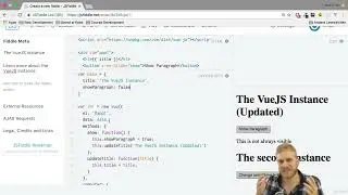 V. Understanding the VueJS Instance. 6. A Closer Look at $el and $data