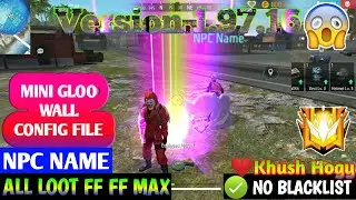 After Update New Antena Config File | Npc Name Location Hack | Free Fire Location Hack | Update