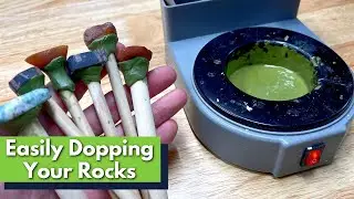 How to Dop Rocks, Minerals, and GEMS (LAPIDARY)