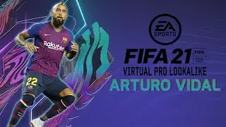 FIFA21 | VIRTUAL PRO LOOKALIKE TUTORIAL | ARTURO VIDAL