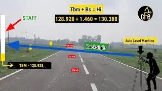 How to use auto level in road survey | auto level survey in road | civil field engineer