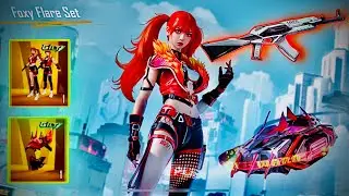 New Crate opening Foxy Flare ultimate set | Decisive Day AKM New ultimate New AKM 30000UC PUBGMOBILE