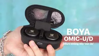 BOYA OMIC U - D ; Micro không dây điện thoại hình 'cúc áo' siêu nhỏ | Tokyo Camera