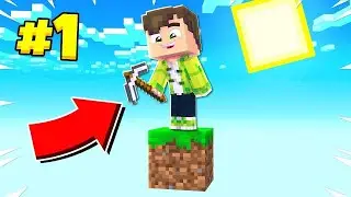 😨 КАК? ВЫЖИВАНИЕ НА ОДНОМ БЛОКЕ В МАЙНКРАФТ #1 I mandragosha Minecraft