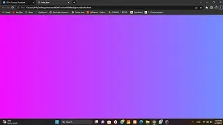 How to Create a Gradient Background using HTML & CSS | VS Code