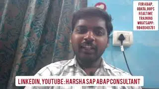 Abap Scenario Based Interview Question