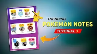 How To Add Pikachu Note On Instagram 🔥 | Pikachu Symbols Copy Paste (New Trick)