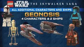 Lego Star Wars Skywalker Saga - Geonosis All Additional Characters & Ships