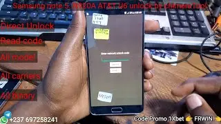 Samsung Note 5. N920A AT&T U6 unlock (read code) by chimeraTool