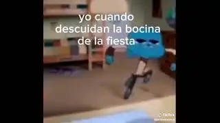 Yo cuando descuidan la bocina de la fiesta