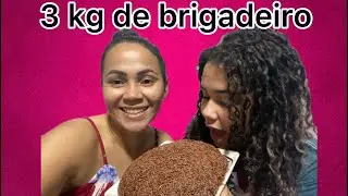 Brigadeiro gigante, mais de 3 kg de delícia.