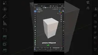 Sıfırdan 1 dakikada Blender Öğren (Exturude)
