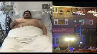 UK's fattest man 317 Kg hoisted out of his flat by crane | Video