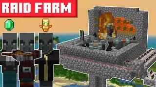 Minecraft Raid Farm 1.20.4 - SIMPLE DESIGN