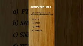 Which protocol provides E-mail facility among different host? #shortsvideo #shorts