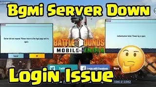 BGMI SERVER PROBLEM AUTHENTICATION ERROR 😭 ✅HOW TO LOGIN FAILED ISSUE SOLVE 😱