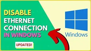 How to Disable Your Ethernet Connection